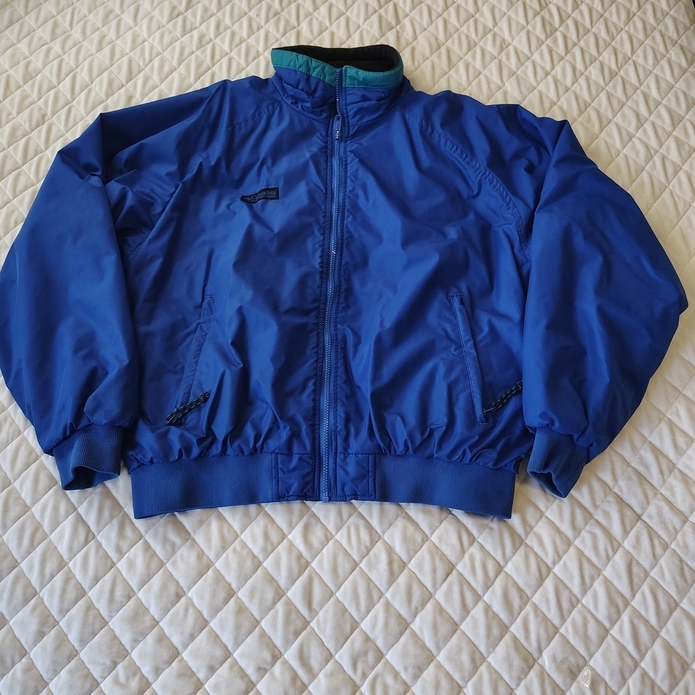 Vintage Columbia Men's Blue Jacket